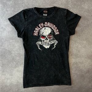 2013 Harley Davidson Y2K Graphic Shirt Women’s L Size